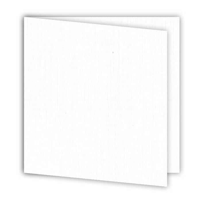 Set de cartes 15x15 cm "Blanc"