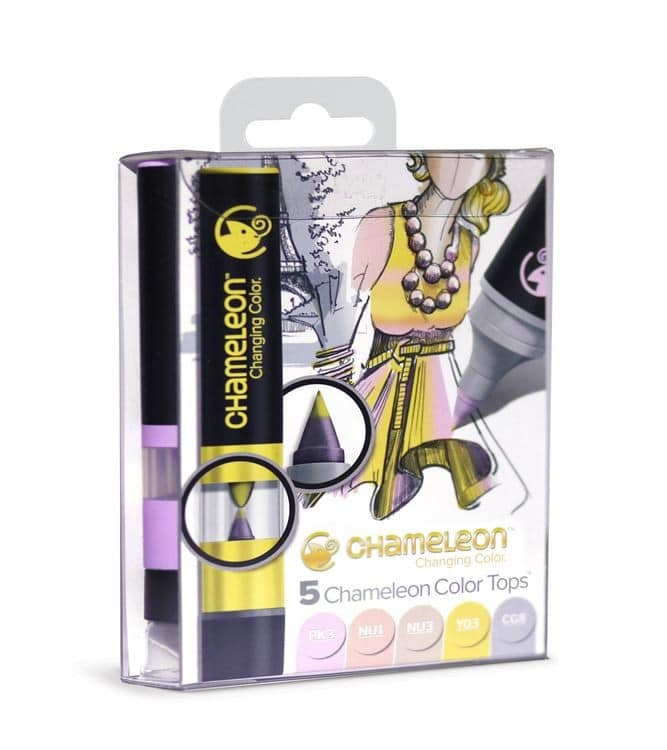 CHA 020 Chameleon - Color tops 'Tons Pastels' (5pcs)