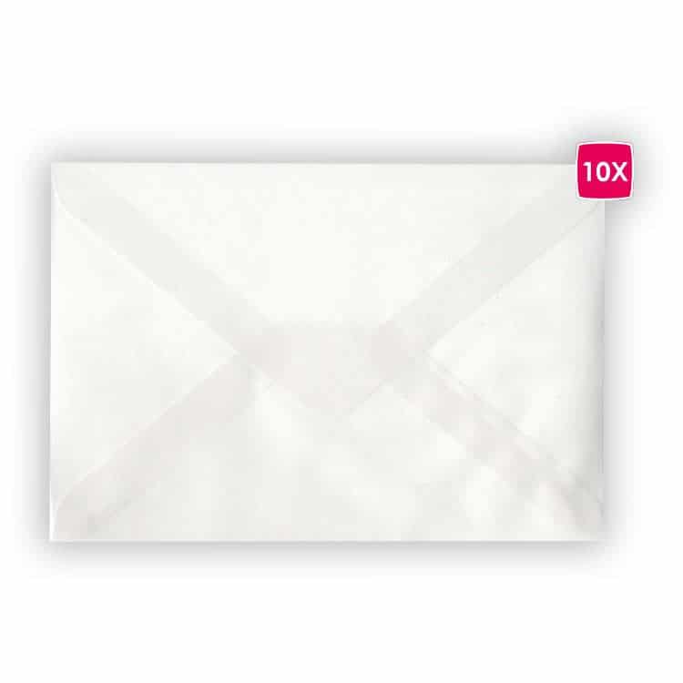 Enveloppes pour cartes 10x15 'Vellum' (10 pcs) - AzzaShop