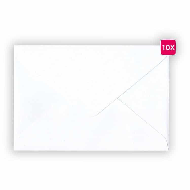 Enveloppes pour cartes 10x15 'Blanc' (10 pcs) - AzzaShop