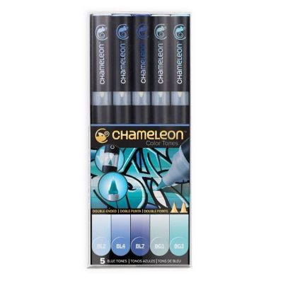 CHAA 009 Chameleon Tons 'Bleu' 5 pcs animatrice