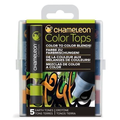 CHA 022 Chameleon - Color tops 'Tons terre' (5pcs)