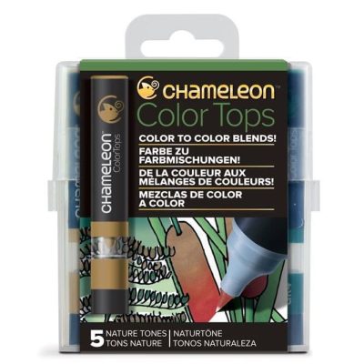 CHA 029 Chameleon - Color tops 'Tons nature' (5pcs)