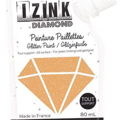 ENC 802 Peinture Pailletée 'Izink diamond - or pastel