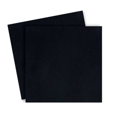 ACC 871 Duo de couvertures en plexi 31x31 cm 'Noir'